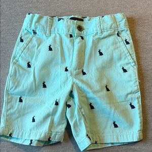 The Children's Place Mint Green Bunny Print Shorts